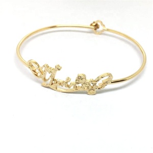 Gioielli personalizzati Nome Personalizzato bangle Bracciali In Acciaio Inox FAI DA TE Personalizzato Nome Inciso Bangle Bracciali - Product Image 6