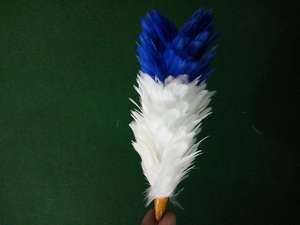 ขายส่งขนนกแฮคเคิลสั่งทำพิเศษสำหรับหมวกเบเรต์กลีนการ์รี บาลโมราล ไฮแลนด์ หลากหลายแบบย้อมสี - Product Image 5