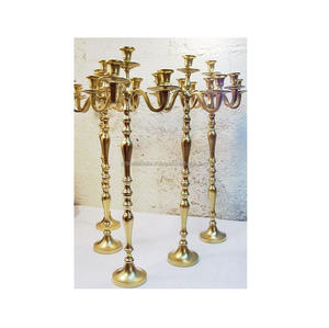 HIGH QUALITY METAL <b>CANDELABRA</b> NEW <b>CANDELABRA</b> for WEDDING DECORATION METAL CANDLE STAND in WHOLESALE PRICE NEW CANDLE HOLDERS - Product Image 5