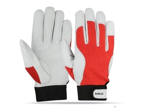 Venta al por mayor guantes de seguridad guantes de trabajo de cuero flexibles anticorte antideslizante características antiimpacto para mecánicos de conducción - Product Image 4