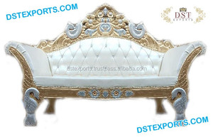 Indian Wedding Maharaja Sofa for <b>Sale</b> Wedding Royal Designer <b>Carving</b> Sofa Set Wedding Bride Groom Stylish King Sofa Indian Usa - Product Image 5
