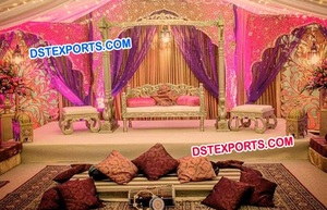 ชุดสวิงงานแต่งงานดีไซน์เยี่ยมพร้อมร่มMehndi,ชุดตกแต่งเวทีพร้อมชุดสวิงSankheda - Product Image 5