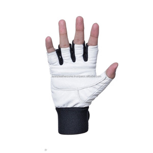 Premium Leather <b>Fitness</b> <b>Gloves</b> for Weight Lifting Key Features Comfortable Durable Stylish - Product Image 1