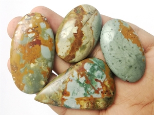 Opale de Boulder Naturelle Cabochon Gemme Formes et Tailles Variées Nanplanetsilver LG0054 - Product Image 3