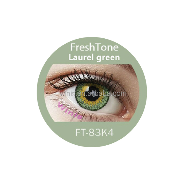 Цветные контактные линзы Freshtone «от глаза до глаз» из Южной Кореи