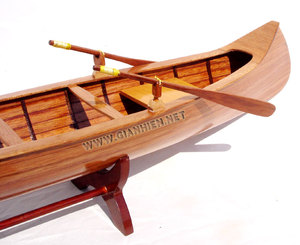 สาวอินเดียเรือแคนูไม้รุ่นเรือ-ไม้หัตถกรรมรุ่น - Product Image 2