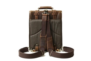 Indian Leather Bag Exporters Unisex Vintage Plain Men <b>Women</b> Genuine Leather <b>Backpack</b> Outdoor <b>Laptop</b> Fashion School Bookbag - Product Image 6