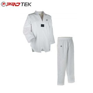 Uniforme de Taekwondo de algodón y poliéster hecho a medida, cómodos conjuntos de ropa de artes marciales para adultos, servicio OEM disponible - Product Image 5