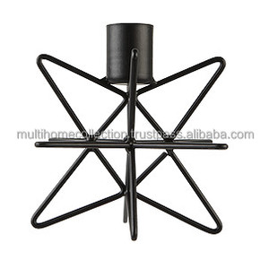 Candelero de estrella indio hecho a mano geométrico último portavelas gran oferta nuevo estilo candelabro de Metal - Product Image 2