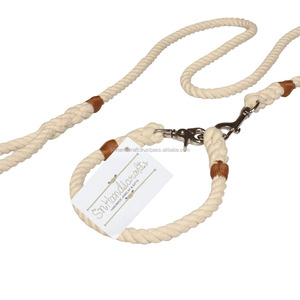 Natural Rope Snap Hook Dog <b>Collar</b>, Non-Choke - Product Image 1