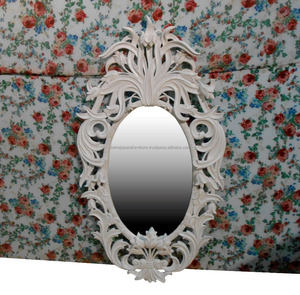 เฟอร์นิเจอร์อินโดนีเซีย-เฟอร์นิเจอร์ฝรั่งเศสทาสีกระจกแกะสลักมะฮอกกานี - Product Image 1