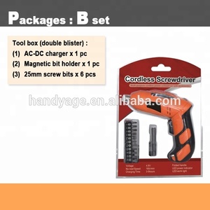 Juego de destornilladores recargables de litio, 4,8 V, ET0400-008 - Product Image 3