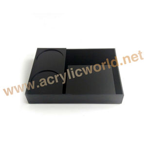 Organizador de vasos de acrílico para hotel personalizado, cajón y bandeja - Product Image 3