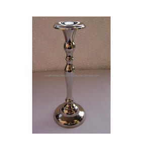 Bougeoir de pilier de bougie d'argent de mariage en aluminium de qualité supérieure Chandelier pour les fournisseurs en gros au meilleur prix - Product Image 4
