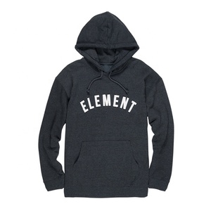 ขายส่งผู้ชายที่กําหนดเองเสื้อกันหนาวหมวกหนักน้ําหนักขนแกะผ้าฝ้ายลมลายทึบหลายสีการออกแบบกระเป๋าจิงโจ้ - Product Image 1