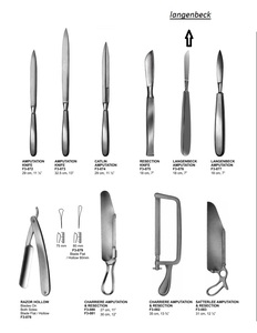 Todo cuchillo de resección/cuchillo de amputación hoja tamaños 12, 17,20 19 cm Mahersi - Product Image 4