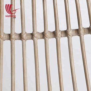 Chaise de relaxation en rotin tressé à la main du Vietnam pour jardin, vente en gros - Product Image 6