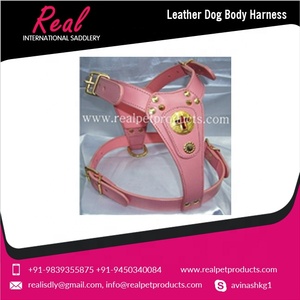 Arnés de cuero genuino indio para perros, accesorios de primera calidad para perros, arnés de cuero duradero para perros - Product Image 2