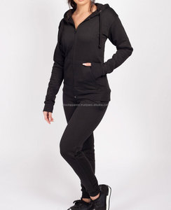 ชุดกีฬามีฮู้ดแบบหูรูด XL ของผู้หญิงชุดกีฬาสีเทาแห้งเร็วพร้อมเทคนิคการพิมพ์สำหรับใช้ในยิม - Product Image 1