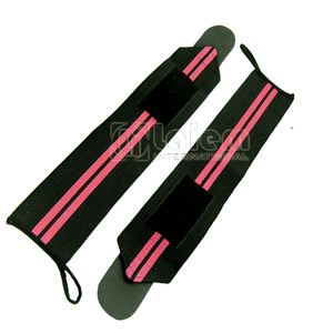 Muñequeras Unisex de Nylon Spandex de alta resistencia Logotipo personalizable Equipo de protección transpirable para gimnasio Fitness y levantamiento de pesas - Product Image 3