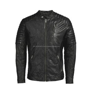 Chaqueta de cuero profesional de cuero genuino, servicio OEM - Product Image 2