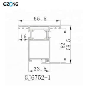 Điều hòa không khí bộ phận gj6752 nhôm hồ sơ cho HVAC hệ thống <span class=keywords><strong>AHU</strong></span> điều khiển làm mát đơn vị - Product Image 5