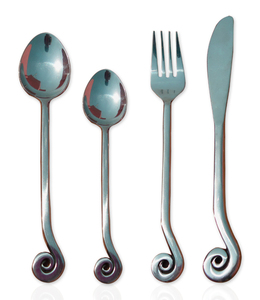 Juego de cubiertos forjados a mano con mango de diseñador para el hogar, cocina, comedor, uso de espejo, cubiertos de Metal de acero inoxidable hechos a mano - Product Image 4