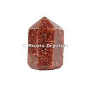 Punta curativa de Aventurina y melocotón, lápiz curativo - Product Image 1