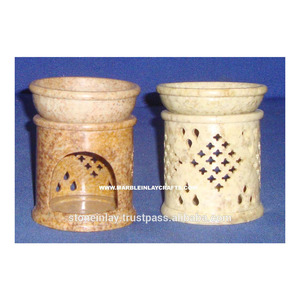 Natural Soapstone Aroma Handmade Oil Burner - Product Image 1