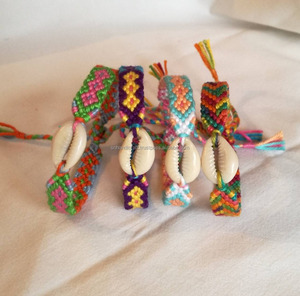 Trendy Cowrie <b>shell</b> <b>bracelet</b> Braided <b>shell</b> <b>bracelet</b> Custom knotted <b>bracelet</b> Wrist band <b>Shell</b> friendship <b>bracelet</b> Summer <b>bracelet</b> - Product Image 1