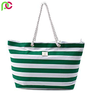 100% algodón Biodegradable mujer bolso dibujos animados lona playa reutilizable bolso de mano personalizado Color Logo venta al por mayor bolsas de compras - Product Image 3