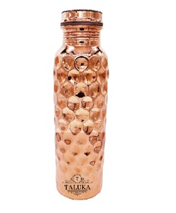 Hecho a mano diseño de diamante conjunto menos cobre botella de agua - Product Image 1