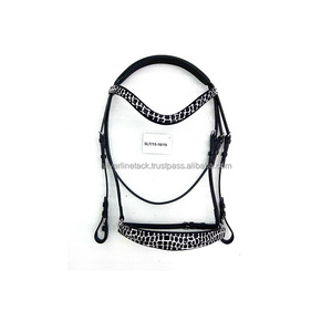 Brida Inglesa para Caballo Cuero Suave Acolchado con Cristales - Product Image 3