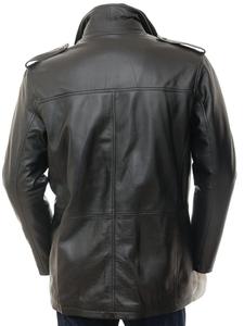 Manteau d'hiver en cuir de vache véritable pour hommes, nouveau DESIGN et STYLE - Product Image 2