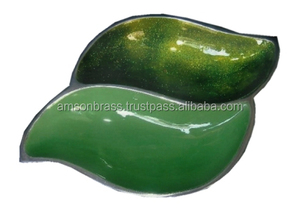 Bol en métal Bol à fruits secs en forme de feuille en métal Caractéristique écologique Servant des fruits décoratifs - Product Image 6