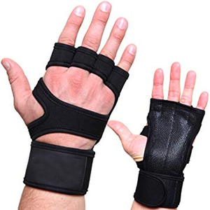 Guantes de entrenamiento cruzado con soporte de muñeca para WODs Gym Workout Levantamiento de pesas Fitness-Acolchado de silicona para un agarre fuerte MOQ bajo - Product Image 1