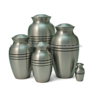 ชุดเครื่องทองเหลืองสำหรับเผาศพวงดนตรีคลาสสิกโดย brassworld อินเดียพิวเตอร์อุปกรณ์งานศพ - Product Image 1