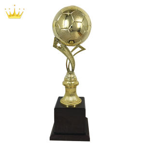 Plastic Gold Soccer Ball Award Trophy