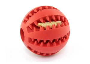 Juguetes interactivos para perros indestructibles OEM de fábrica Fabricante Bola rodante mágica Alimentador lento Dispensador de golosinas Juguetes para masticar perros y Mascotas - Product Image 5