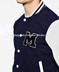 Venta al por mayor a granel de los hombres personalizados bordado Leatherman College béisbol bombardero lana Varsity chaqueta y abrigo - Product Image 4