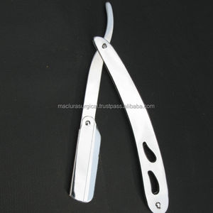 Caractéristique du MSR786-111 Rasoir droit Rasoir Shavette en acier inoxydable à lame unique - Product Image 1