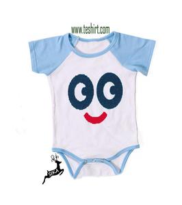 Bamboo Cotton Baby Boy Romper Custom Print One Piece Bodysuit Bulk Private Label India Supplier - Product Image 3