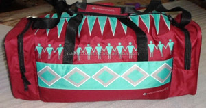 กระเป๋าเดี่ยวถุงผ้าลาครอสแบบสั่งทำลาย600D โพลีเอสเตอร์ขนาด60x30x30ซม. MOQ ต่ำ - Product Image 2