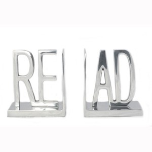 Serre-livres à cœur brisé en métal fait à la main Oui pour la décoration de la maison et du bureau - Product Image 5