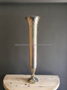 Small <b>Gold</b> Mejastic Flower <b>Vase</b> - Product Image 5
