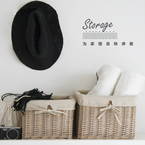 Handicraft Willow Sundries Storage Box Customized Miniature Baskets Drawers Liners Rattan Wicker Cabinets