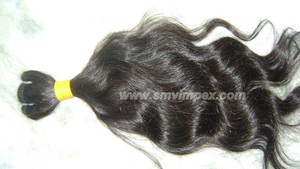 Extensiones de cabello humano de calidad para tejer cabello de templo crudo indio sin procesar 100% - Product Image 5