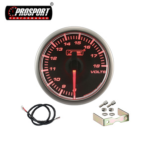 Tùy chỉnh 45 mét Đen Analog Volt cho Auto Meter với hổ phách LED hiển thị phổ 12V cho xe ô tô xe tải NISSAN-Điều kiện Mới - Product Image 5