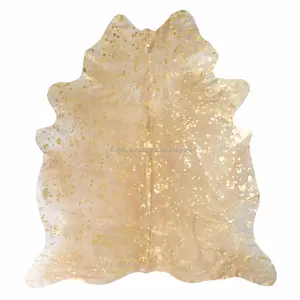 Thảm Da Bò Rửa Axit Vàng - Product Image 1