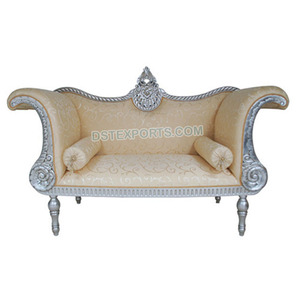 Sofá Profesional Moderno de Lujo Tallado en Madera de Teca para Bodas Árabes y Eventos en EE. UU. - Product Image 1
